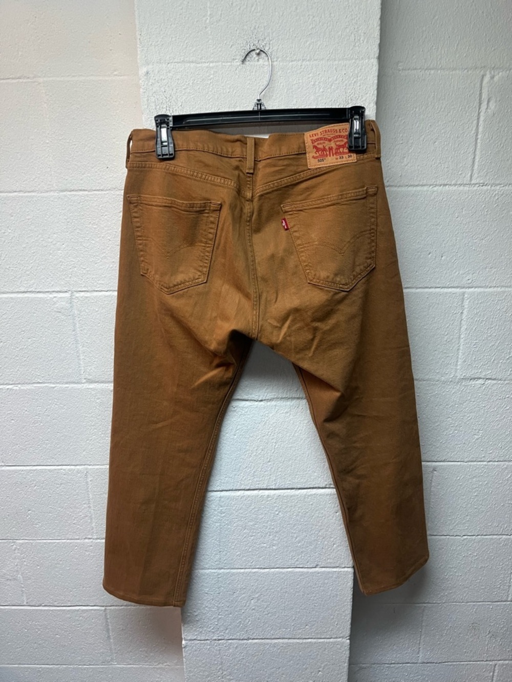 Levi's 505 Straight Brown Jeans - Picture 5 of 5